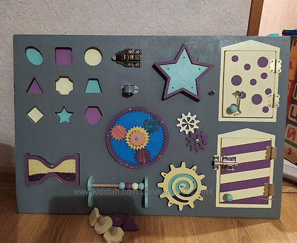 Бизиборд, бізіборд большой деревянный 40х60см. Не Китай