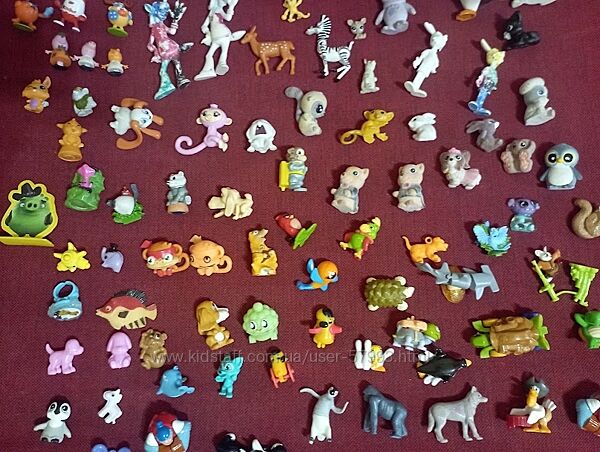 Игрушки, іграшки, фигурки из Киндеров Kinder та Mcdonalds