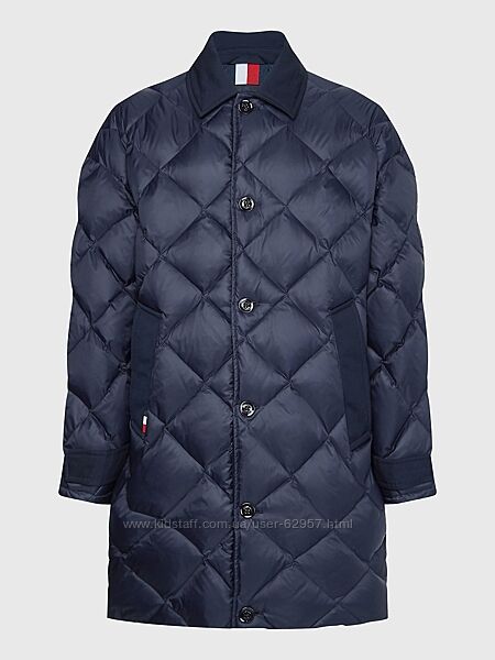 Теплое стеганное пуховое пальто куртка Tommy Hilfiger, размер ХХХЛ, 58 EUR 