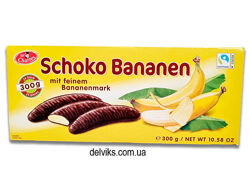 Конфеты в шоколаде Schoko Bananen