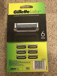 Gillette Labs оригінал, для гарячої бритви Gillette упаковка 6 картриджів