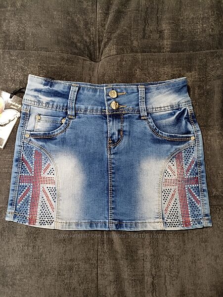Продам новую джинсовую юбочку, фирма Many jeans, рост 140-146