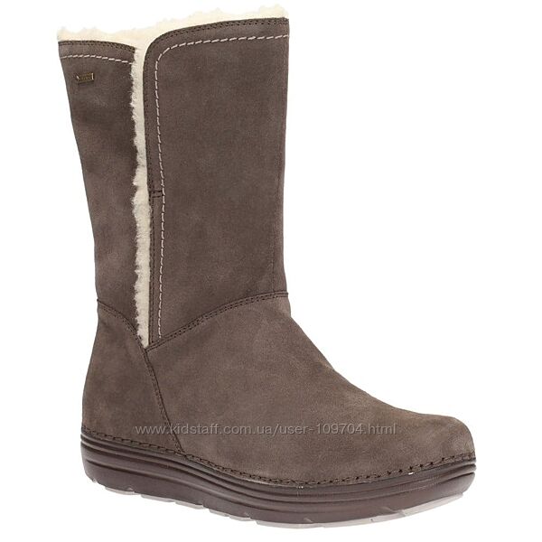 Водонепроницаемые зимние термо ботинки сапоги Clarks Nelia Net GTX Gore-Tex