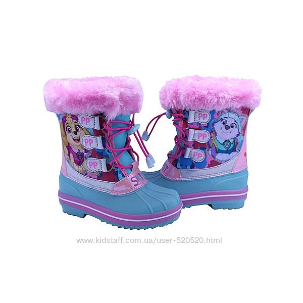 Зимові чобітки для дівчинки Paw Patrol, nickelodeon