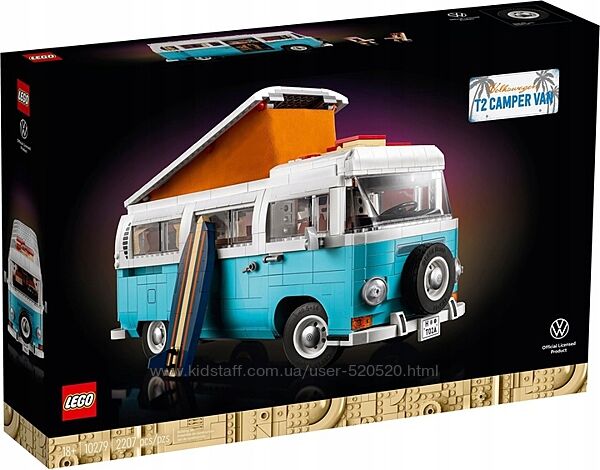 LEGO 10279 Creator Expert - будинок на колесах Volkswagen T2
