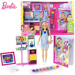 Большой набор Барби художник с мебелью Art Studio Barbie Playset Mattel
