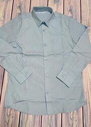 Сорочка джордж для хлопчика 7-8 років slim fit рубашка