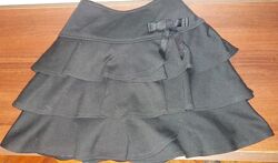 Черная юбка для девочки 6-7 лет 