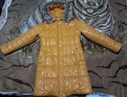 Пальто-пуховик на 9-12 лет