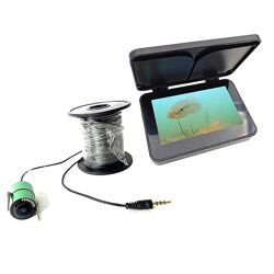 Видеокамера для рыбалки с монитором и аксессуарами