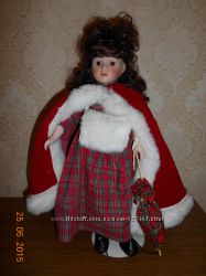 Фарфоровая винтажная кукла, Германия, 42 см.
