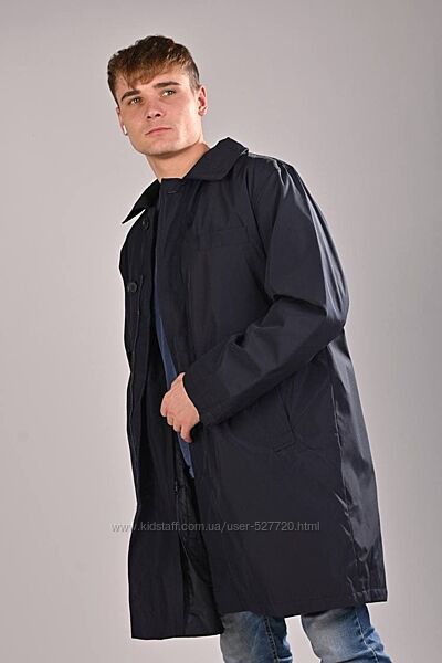  Стильный мужской плащ, демисезонная куртка, тренч, большой размер, см. зам