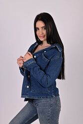  Женский джинсовый пиджак, джинсовка, куртка, Турция см. замеры в описании 