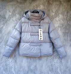 Жіноча зимова куртка, пуховик, єврозима, оверсайз Tiara до52/56 див. заміри