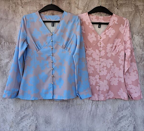 Жіноча гарна блуза, женская блузка, one size, орієнтовно 42/44, див. заміри