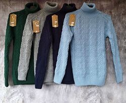  Жіночий в&acuteязаний гольф, светр з горловиною, свитер, Туреччина, розмір єдиний