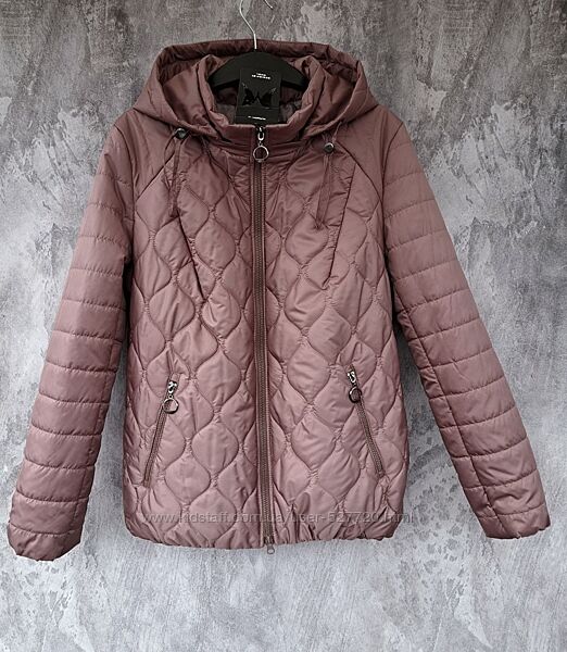 Жіноча демісезонна стьобана куртка MANGELO, демисезонная куртка, 50р.