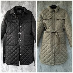 Жіноча демісезонна стьобана куртка сорочка, женская демисезонная куртка