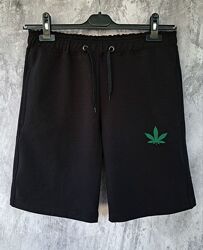  Чоловічі трикотажні шорти, для підлітків, з логотипом канабіс, див. заміри