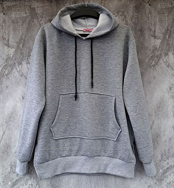  Жіноче тепле худі з начосом, женское худи на флисе, Туреччина, оверсайз