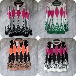  Жіночий вязаний светр oversize, женский вязаный свитер оверсайз, Туреччина