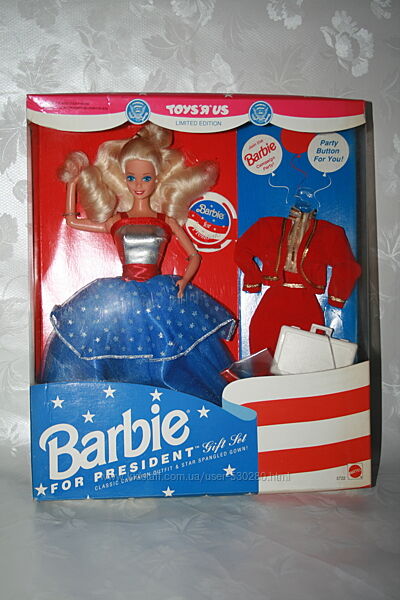 Кукла Барби Barbie For President Gift Set 1991 Mattel