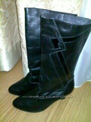 Осенние сапожки, кожа, 36 размер