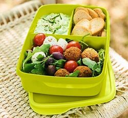 Ланч Бокс  Здоровий перекус с разделителем 1 л  Tupperware 