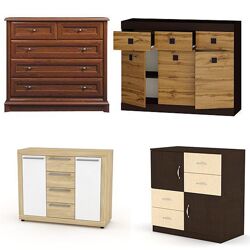 Комоди з ДСП Swisspan Швейцарія Також є в стилі LOFT.