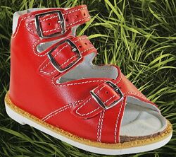 Обувь ортопедическая детская Весна красные