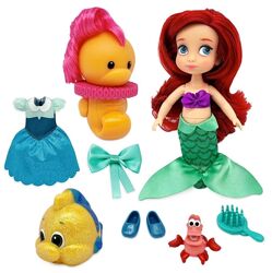 Disney Мини кукла русалочка Ариэль в чемоданчике Ariel Animators Collection