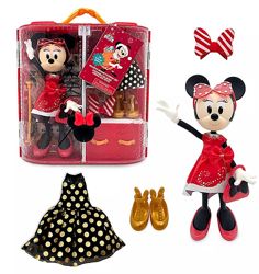 Кукла Минни Маус с аксессуарами Minnie Mouse Doll Holiday Fashion