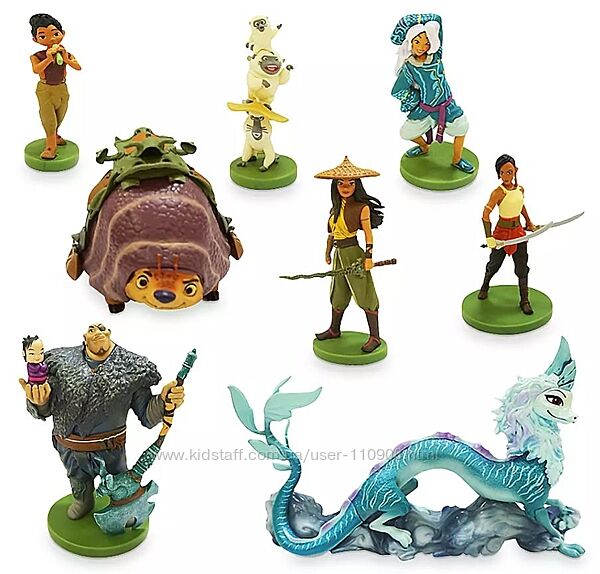 Игровой набор фигурок Сису  Райя / Рая и последний дракон Disney