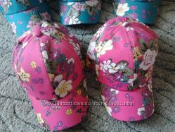 Бейсболка с цветочным принтом  хлопок  р 50-52