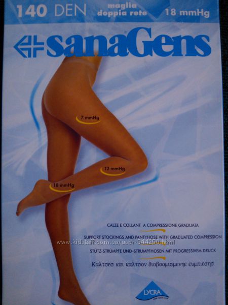 Компрессионные колготки SanaGens 140 Италия 