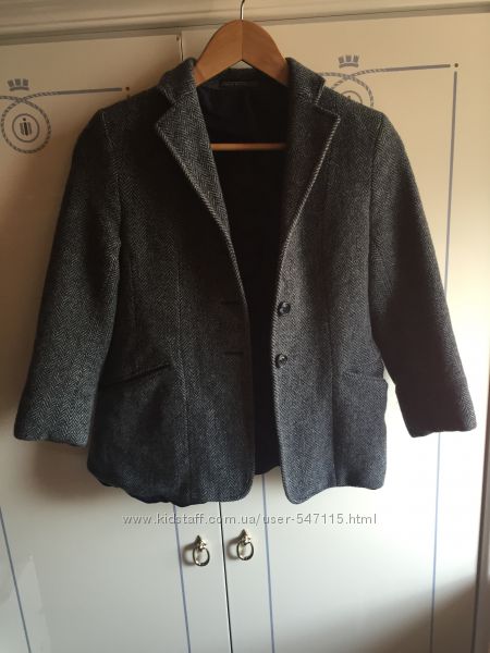 Стильный твидовый пиджак-куртка Harry Hall Англия на осень недорого