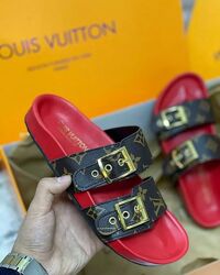 Женские шлепанцы сандали Турция реплика Louis Vuitton 