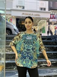 Жіноча блуза трикотаж футболка реглан Туреччина Balmira 