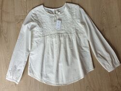 Блузка , рубашка , вышиванка , GAP , L ,  10 лет,  137-146, новая , 100 хл
