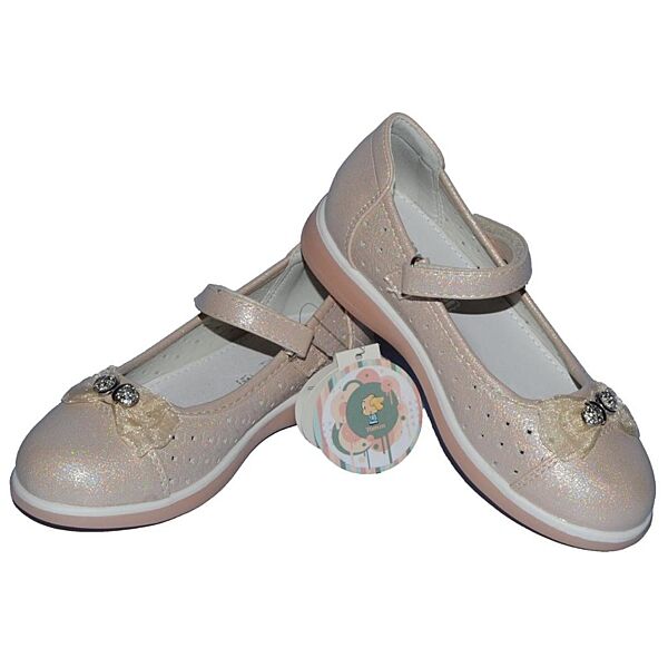 Нарядные туфли для девочки 27 размер, кожаная стелька, супинатор, на утренник, 105-7209-27