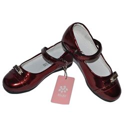 Школьные туфли для девочки 26,27,28,30 размер, кожаная стелька, супинатор, 105-3618-23