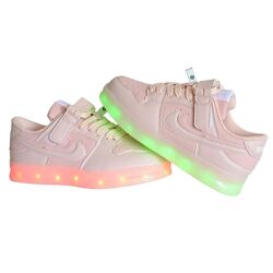 Светящиеся кроссовки для девочки, USB 34,35,37 размер, 11 режимов LED подсветки, супинатор, 107-341-939