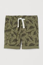 Хлопковые шорты с динозаврами H&M 5-6Y 116/122