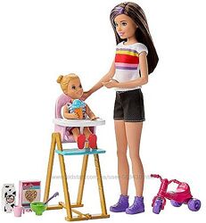 Игровой набор Барби Скиппер няня и ее маленькая сестричка.