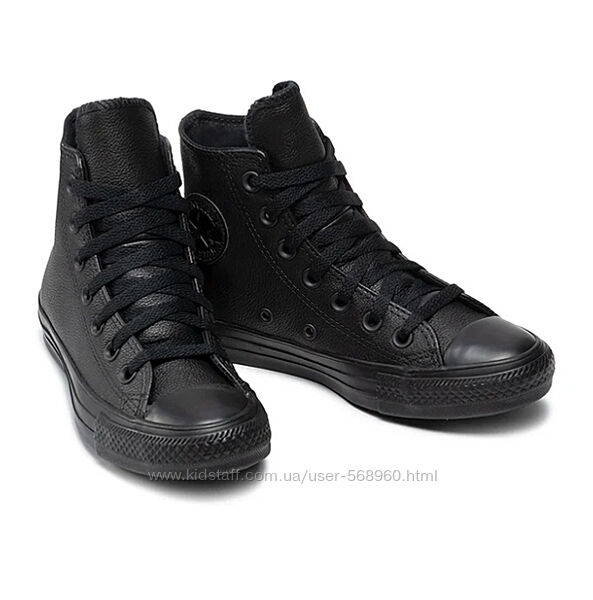 Кожанные кеды Converse р. 38