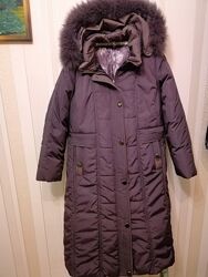 Новый женский пуховик размер 58, пальто большого размера 