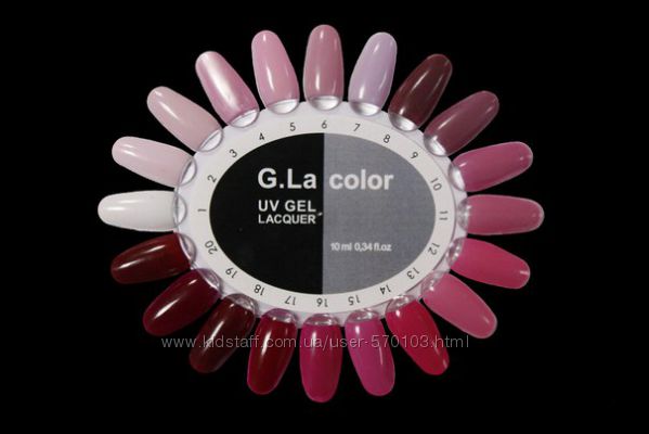 Гель-лаки G.la Color 10 мл Цена 80грн. ОПТ от 3х шт 75грн