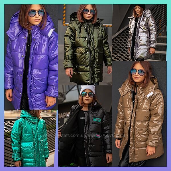 Преміум якість Зимова тепла куртка підліткова 6 кольорів