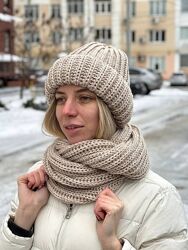Комплект шапка та хомут