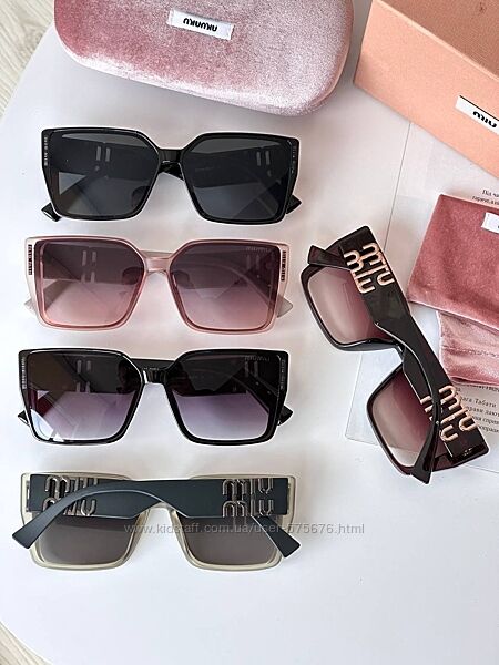 Новинка 2024 Жіночі MiuMiu Сонцезахисні окуляри  солнцезащитные очки